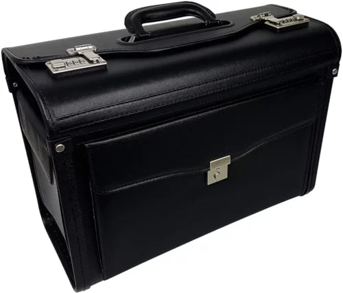 Gravidus Pilotenkoffer gut und günstig Laptopfach Schwarz