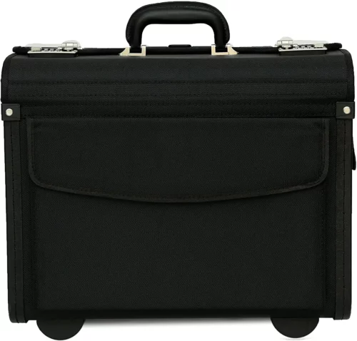 Tassia Pilotenkoffer Trolley-System Schwarz