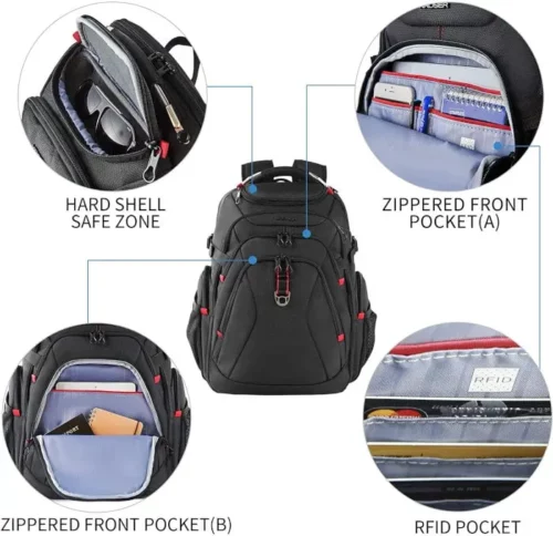 Kroser Rucksack Laptopfach wasserabweisend funktional