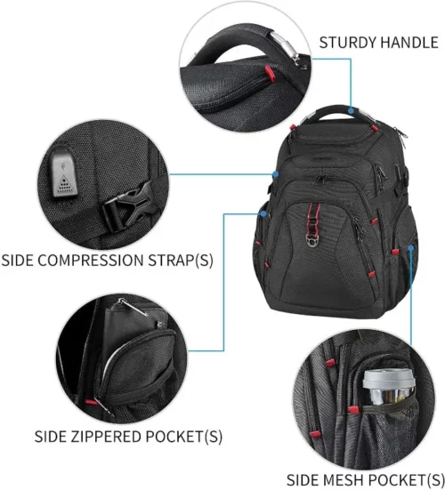 Kroser Rucksack Laptopfach wasserabweisend funktional