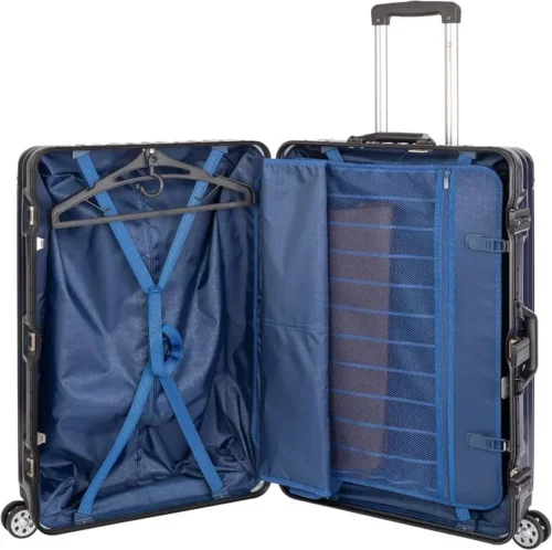 Travelhouse Koffer Trolley Navy-Blau
